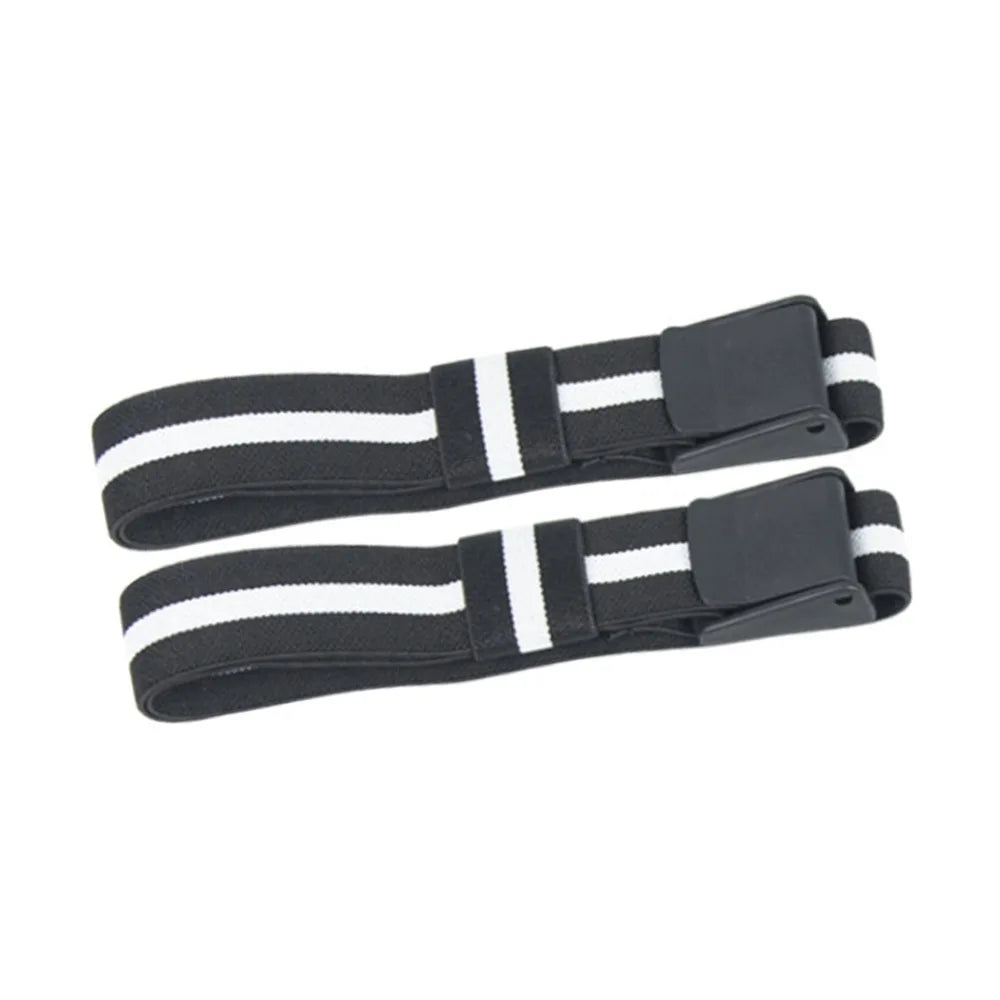 2pcs Adjustable Occlusion Training Bands Quick-Release Elastic Extra Wide Straps BFR Booty Bands Quality Fabric 3mm