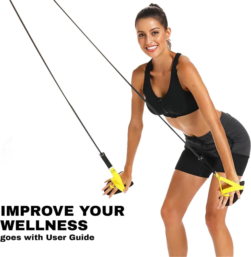 Swimming Resistance Band Set with Hand Paddles