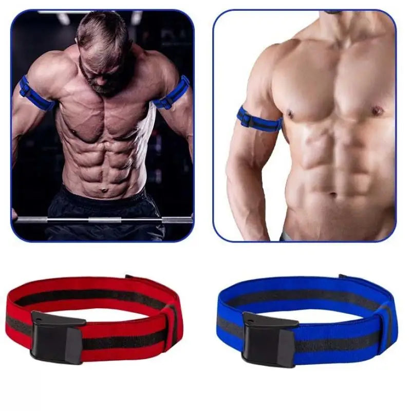 Elastic Blood Flow Restriction Bands Adjustable Straps Arm Leg Glutes Wraps For Fast Muscle Growth Occlusion Training Bands
