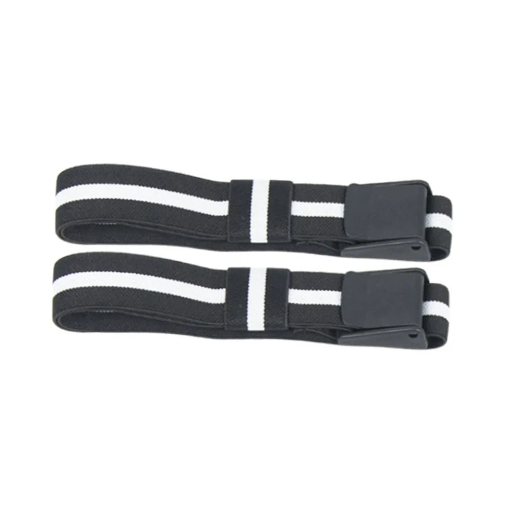 2pcs Adjustable Occlusion Training Bands Quick-Release Elastic Extra Wide Straps BFR Booty Bands Quality Fabric 3mm