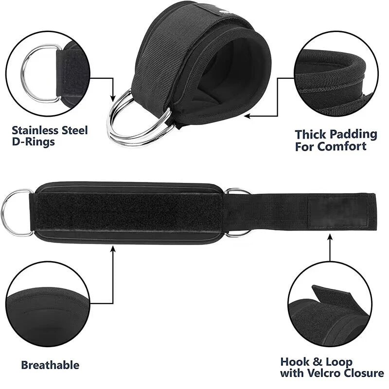 Ankle Strap Resistance Band Set