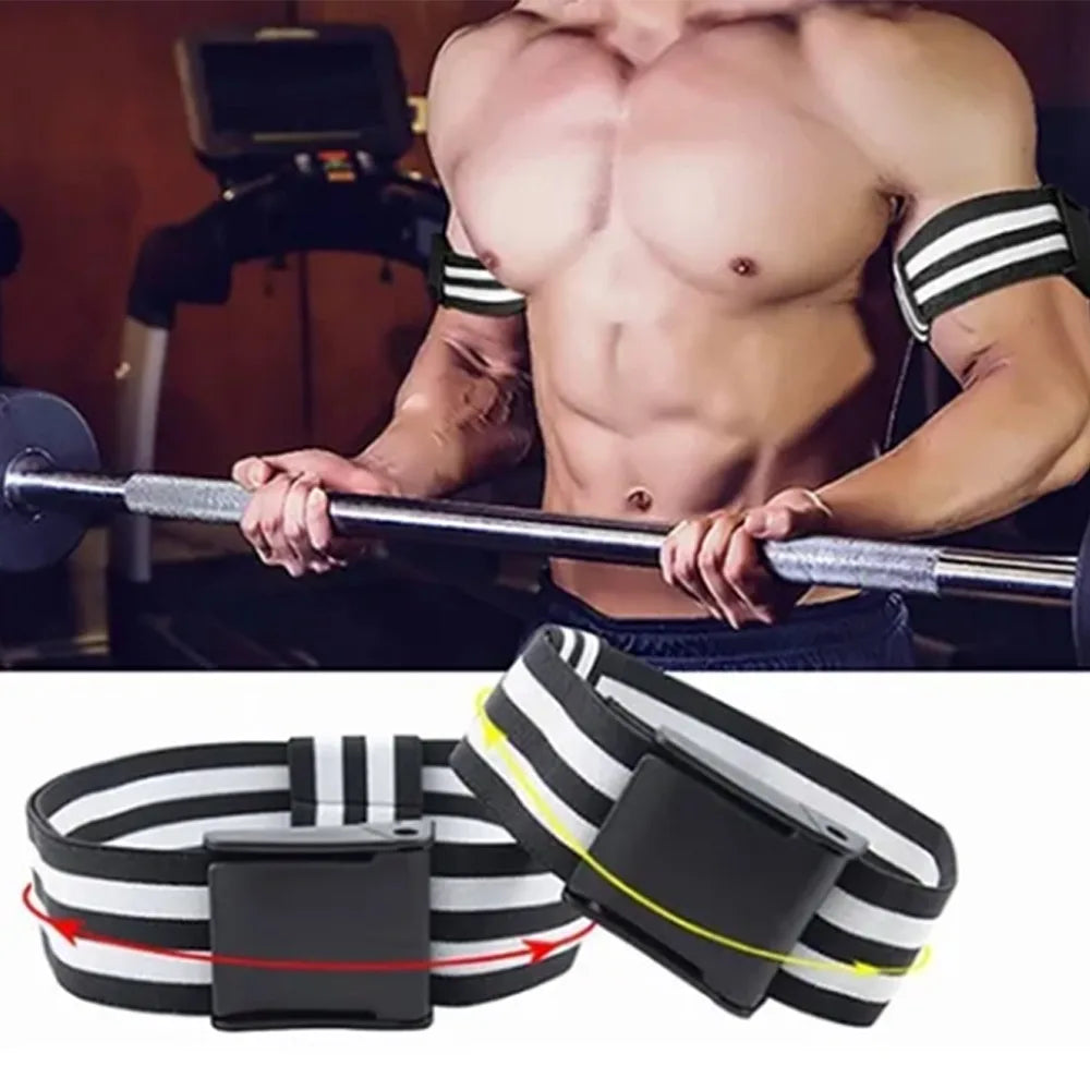 2pcs Adjustable Occlusion Training Bands Quick-Release Elastic Extra Wide Straps BFR Booty Bands Quality Fabric 3mm