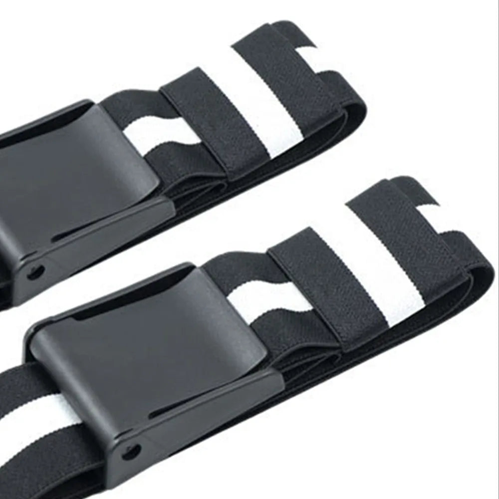 2pcs Adjustable Occlusion Training Bands Quick-Release Elastic Extra Wide Straps BFR Booty Bands Quality Fabric 3mm